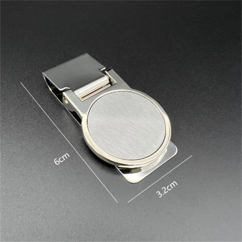 Metal Stainless Steel Money Clip Dollar-Shaped Banknote Clip High Quality Exquisite Money Holder Men's Bill Clip Business Wallet