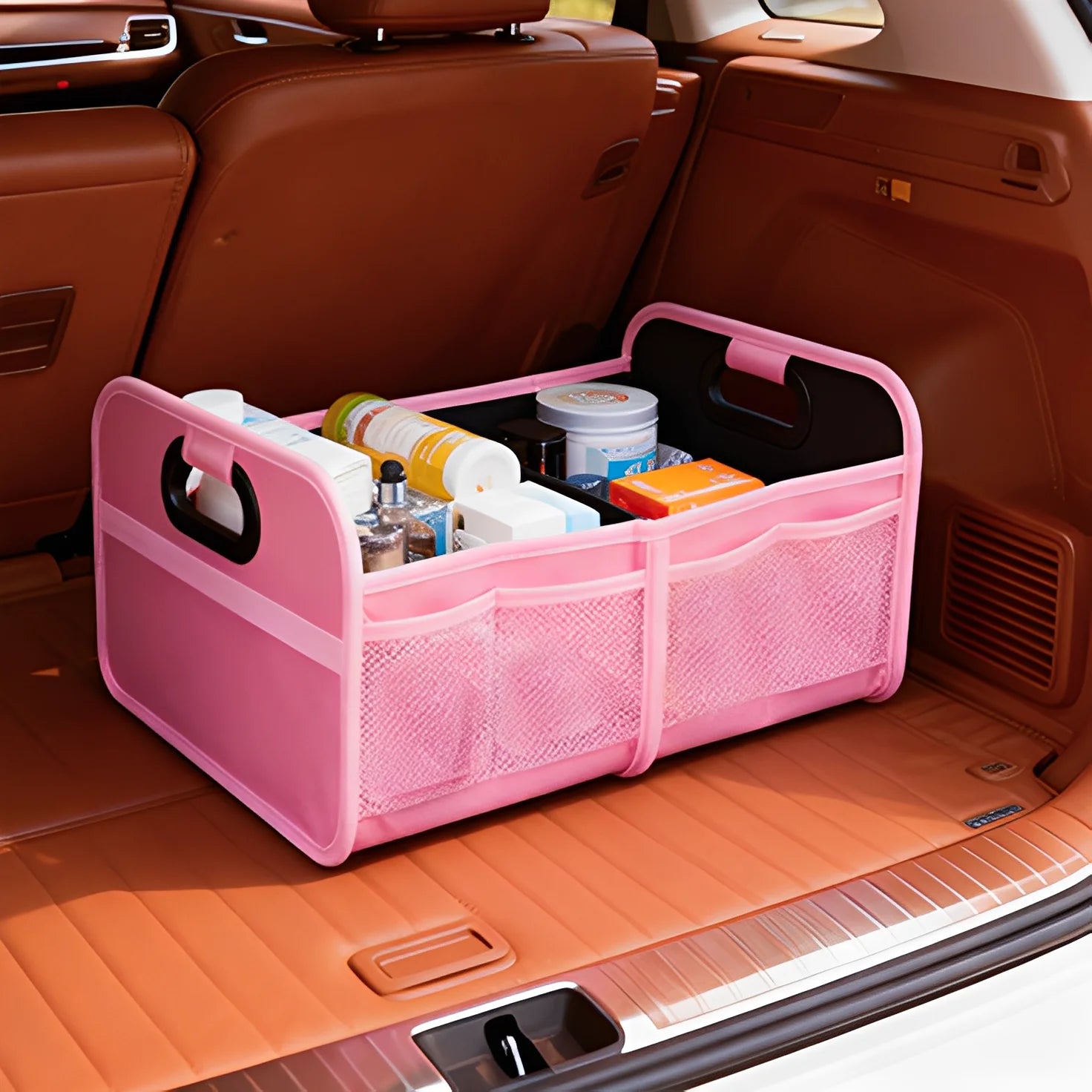 Low Price Car Trunk Storage Box 600D Oxford Cloth Material Large Capacity Foldable Car Trunk Organizer Clothes Storage Box