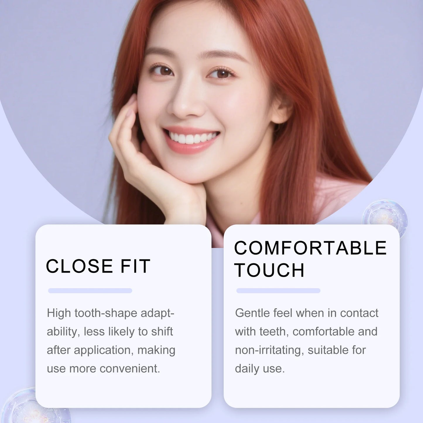 Feimuko Purple Stain Removal Teeth Strips Revitalizing Dental Strips Easy Use Portable Oral Care Strips Wholesale OEM Private