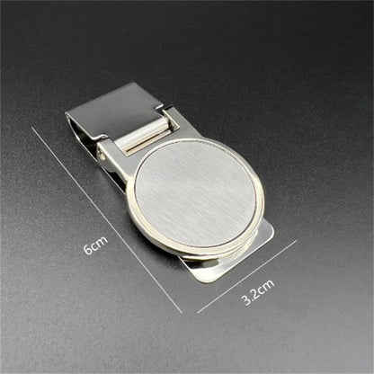 Metal Stainless Steel Money Clip Dollar-Shaped Banknote Clip High Quality Exquisite Money Holder Men's Bill Clip Business Wallet