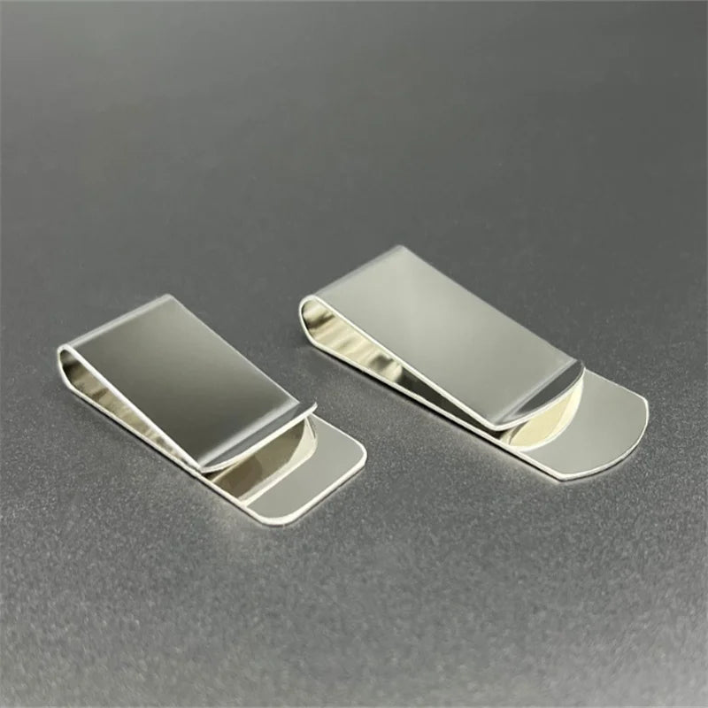 Metal Stainless Steel Money Clip Dollar-Shaped Banknote Clip High Quality Exquisite Money Holder Men's Bill Clip Business Wallet