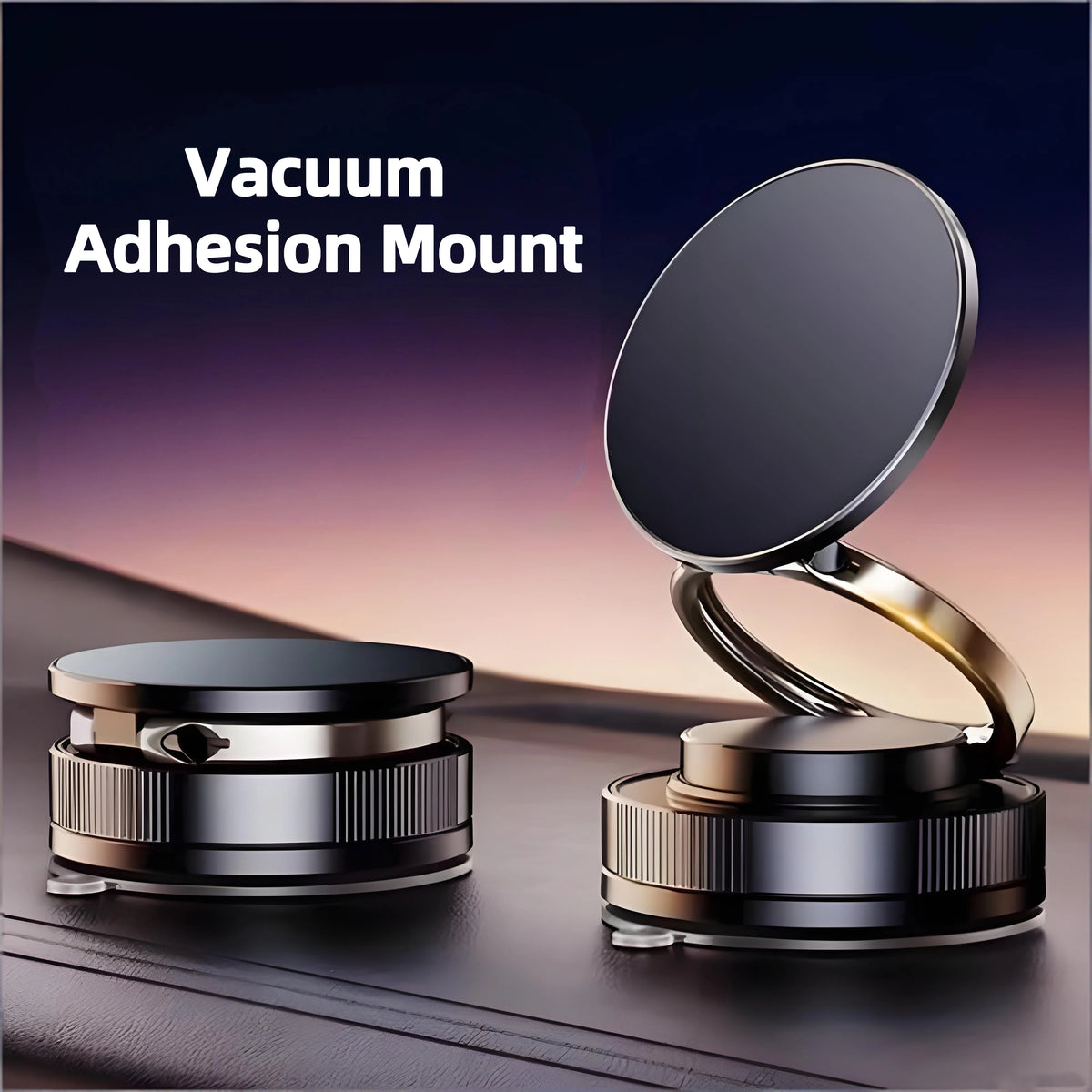 Magnetic Phone Holder for Car 360° Rotatable Foldable & Adjustable.