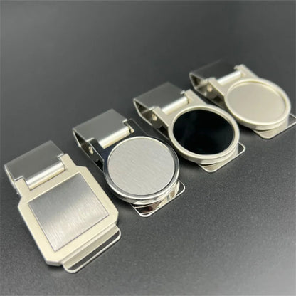 Metal Stainless Steel Money Clip Dollar-Shaped Banknote Clip High Quality Exquisite Money Holder Men's Bill Clip Business Wallet
