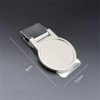 Metal Stainless Steel Money Clip Dollar-Shaped Banknote Clip High Quality Exquisite Money Holder Men's Bill Clip Business Wallet